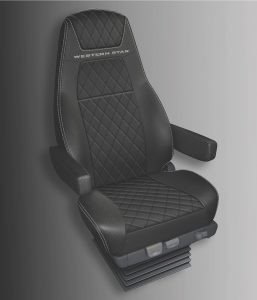X-Series Premium seat in Charcoal Black Diamond style