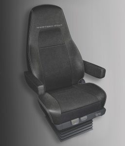 X-Series Premium seat in Charcoal Black Mordura style